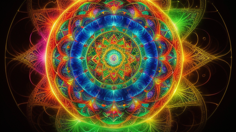 Mystical healing energy